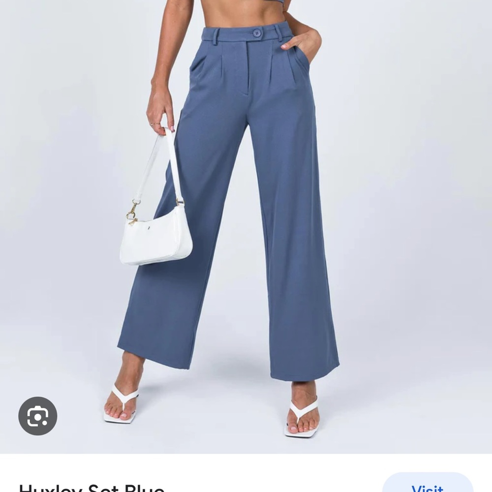 New without tags - Princess polly Huxley blue pants